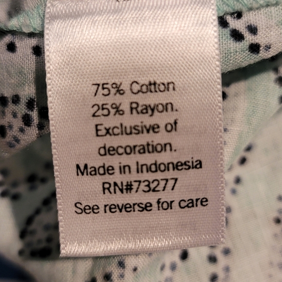 NWT, LC Lauren Conrad - Multi Green Colored Sage Paisley Crop Top, Size Large - Picture 11 of 11